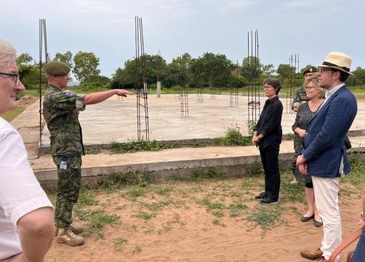 Members of the Finnish Parliament visit  EUTM Mozambique