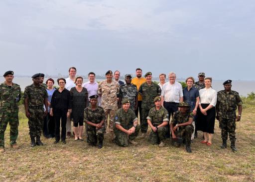 Members of the Finnish Parliament visit  EUTM Mozambique