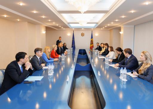 Meeting between EC President von der Leyen and Moldovan President Sandu