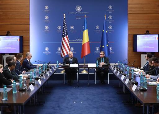 Mtg with Iulian Fota, Secretary of State for Strategic Affairs and Sebastian Mitrache, Political Director, MFA Bucharest