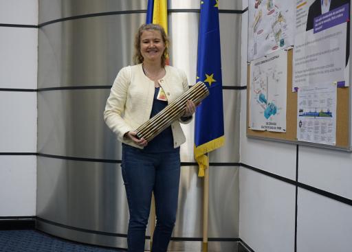 Enjoying the hospitality of the Nuclear Power Plant, Cernavoda (Copyright (or credit) property of SN Nuclearelectrica SA/CNE Cernavodă)