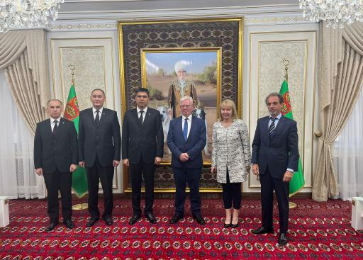 Turkmenistan: EU Special Representative for Central Asia and EU Special Representative for Human Rights with Minister of Interior