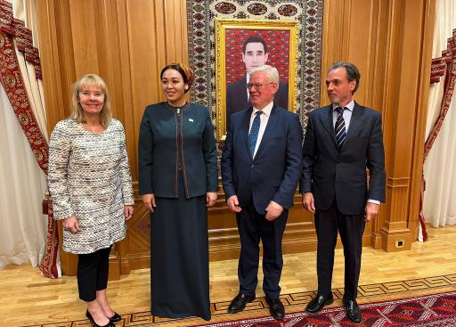 Turkmenistan: EU Special Representative for Central Asia and EU Special Representative for Human Rights with the Speaker of the Parliament 