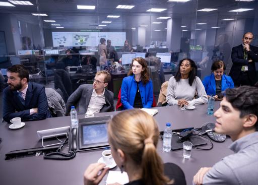 At the Renewable Energy Operation Centre (CORE) of Iberdrola, Toledo.