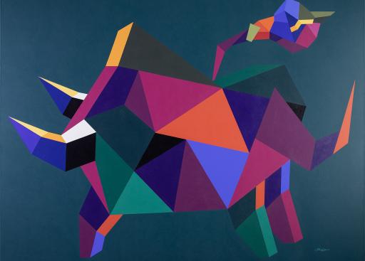 Serie Toros, Danza de Primavera - Autor: Brandon Ramírez - Exposición Más allá del mural