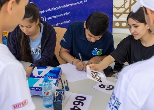 Registration of participants of the marathon