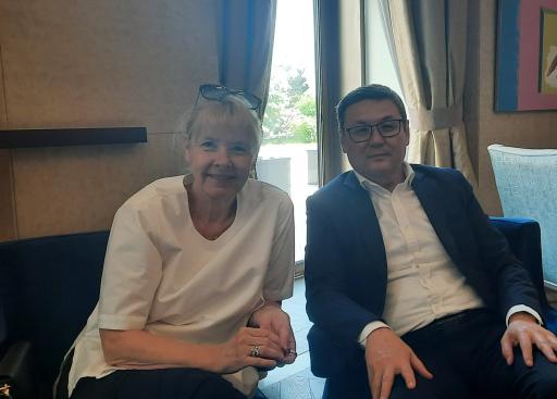 The EUSR met Director of the Kazakhstan Institute for Strategic Studies (KazISS), Yerkin Tukumov.