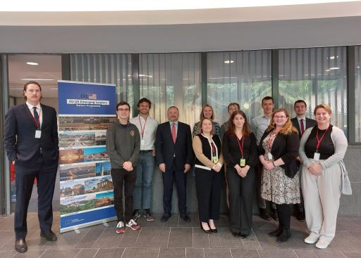 Family photo with EEAS MD Americas, Brian Glynn, Brussels