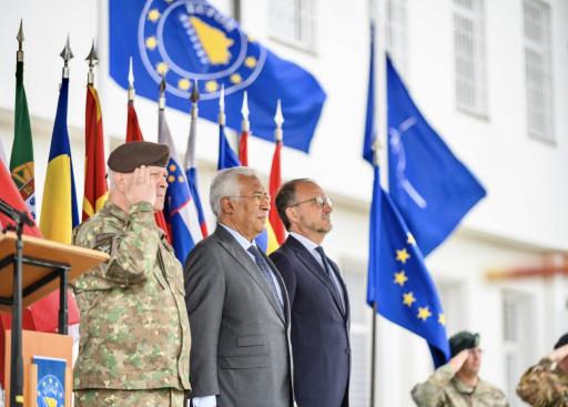 The President of the European Council, António Costa visits EUFOR in Sarajevo, BiH.