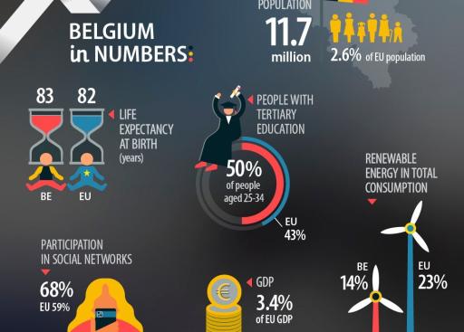 UE en números 2024: Bélgica