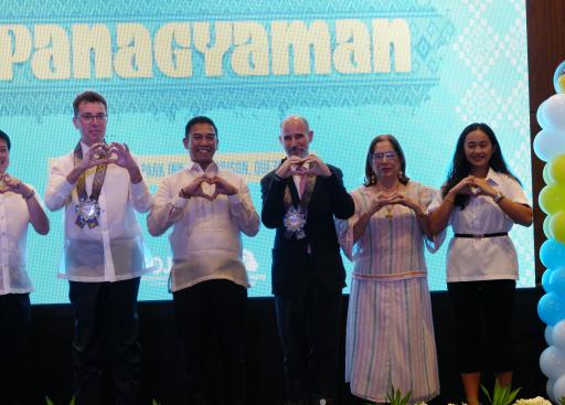 EU and Spanish Ambassadors with CHR Chairperson 