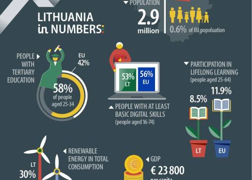UE en números 2024: Lituania