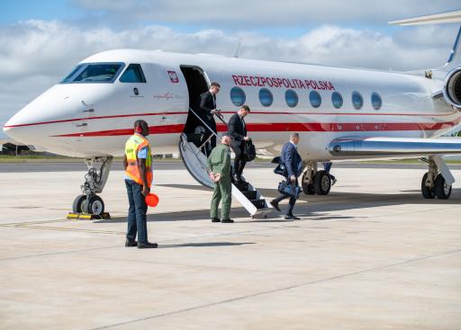 Arrival of Polish Delegates in Harare