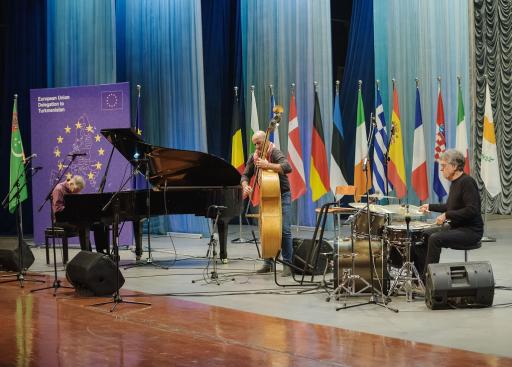 Jazz concert of the Italian Antonio Flinta Trio in Ashgabat, 24 November 2024