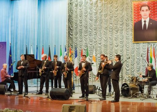 Jazz concert of the Italian Antonio Flinta Trio in Ashgabat, 24 November 2024