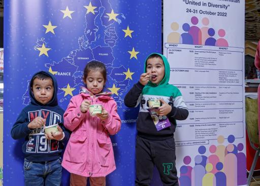 European Union Culture Week invites residents and visitors of Ashgabat for European food tasting