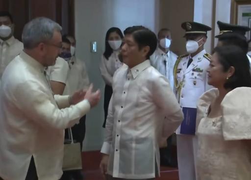 Ambassador Veron chats with PH Pres. Marcos