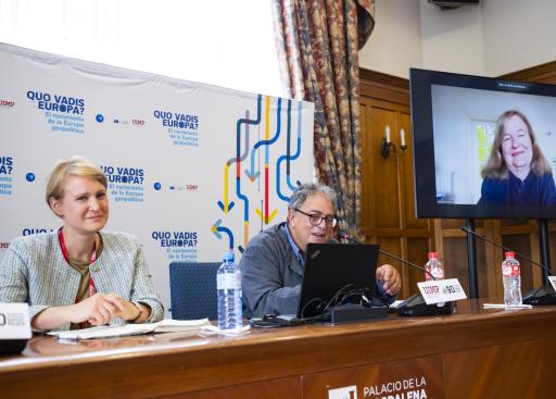 Keynote speakers: Nathalie Loiseau (MEP, President of the Subcommittee on Security and Defence) and Jana Puglierin (Head of Berlin Office, European Council on Foreign Relations). Moderator: Paul Taylor (Politico)