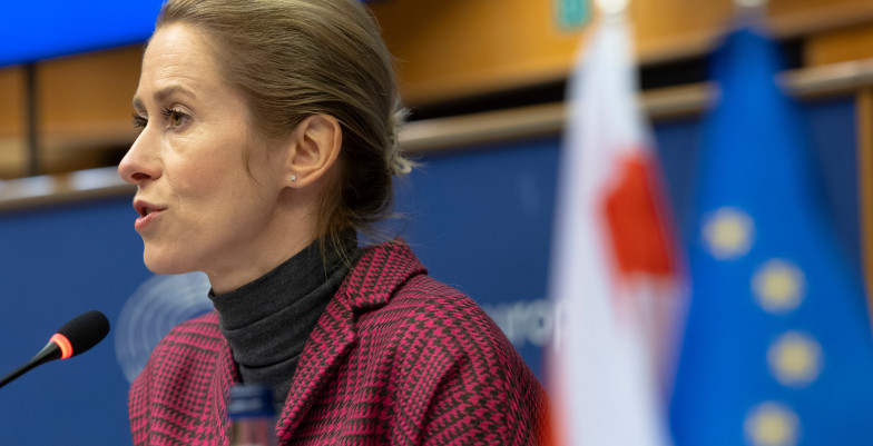 EU HR/VP Kaja Kallas at EP Conference "Belarus: Building Foundations for Democratic Change".