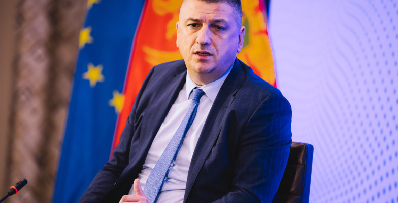 Chief Special Prosecutor Vladimir Novović sitting