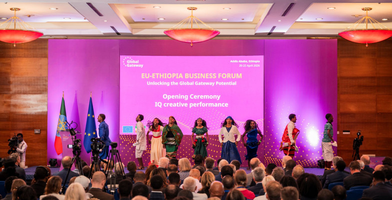 The first EU-Ethiopia Business Forum displayed cultural performances