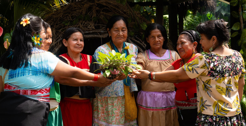 Indigenous women from Colombia