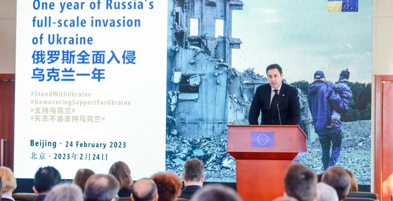 Ambassador Toledo One Year Invasion Ukraine Beijing