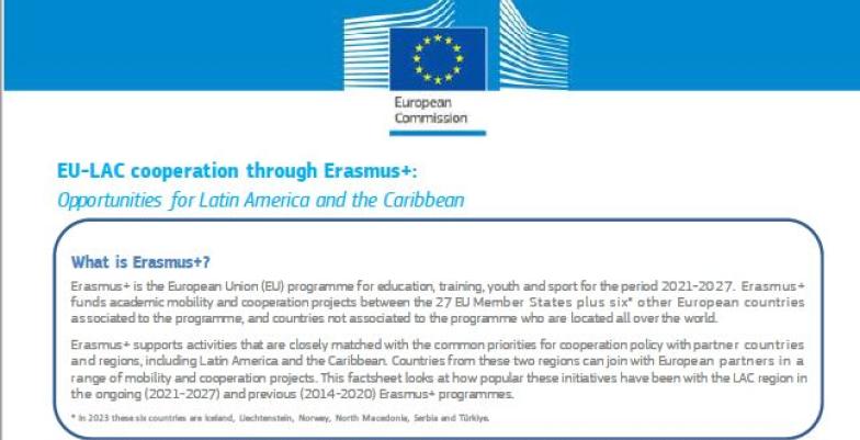 Erasmus+ Opportunities for Latin America and the Caribbean