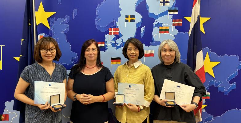 20 years in service of 3 colleagues at EU Delegation to Thailand