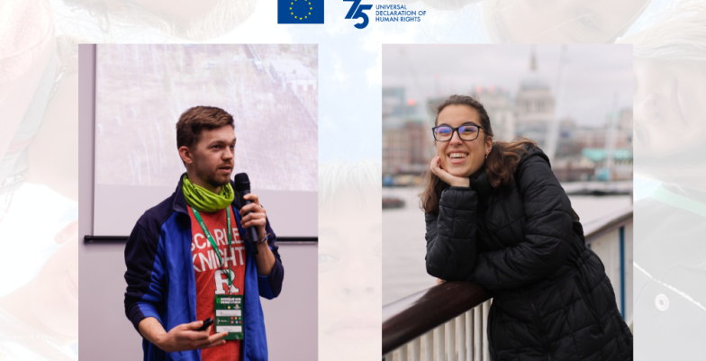 UDHR - World NGO Day - Picture of Yurii and Margarida
