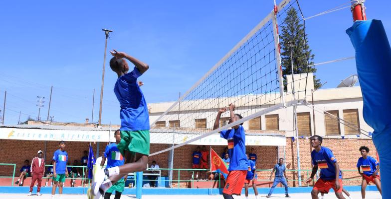 Youth volleyball tournament at Bocciofila