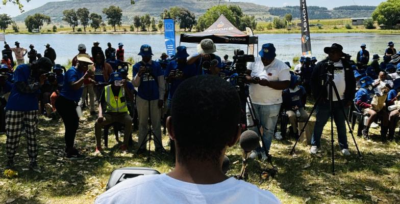 Beach Clean up in Morija, Lesotho