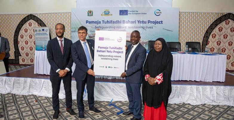 Launch of Pamoja Tuhifadhi Bahari Yetu Project in Zanzibar.