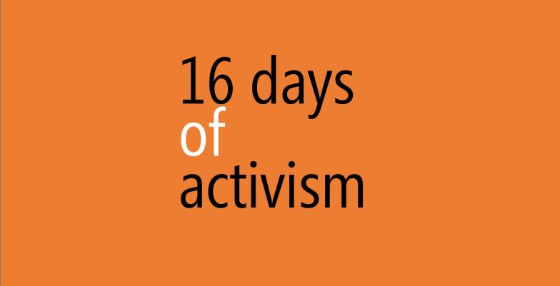 16 days of activism