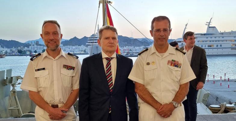 Portraint of three dignitaries in Oman