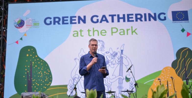 EU Ambassador Vincent Piket officially opens "Green Gathering at the Park"