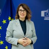 Anitta Hipper portrait, EU Spokesperson. 