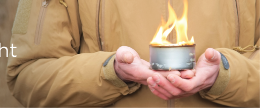 Hands holding a lit candle and the hashtag #ShareYourLight