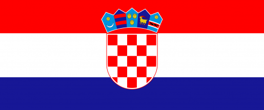 Croatia HR Flag