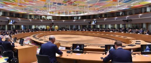 foreign affairs council room with participants sitting