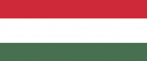 Hungary HU Flag