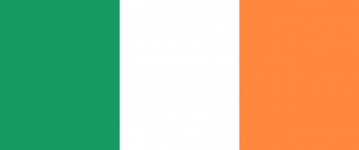 Ireland IE Flag