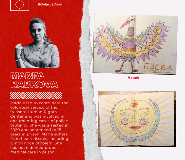 Poster showing Marfa Rabkova