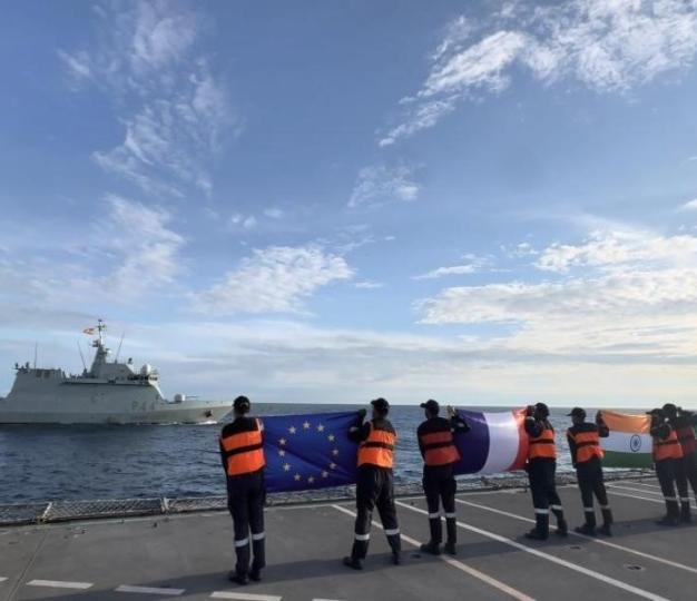 EU-India Joint Exercise in the Gulf of Guinea, 24 October 2023 