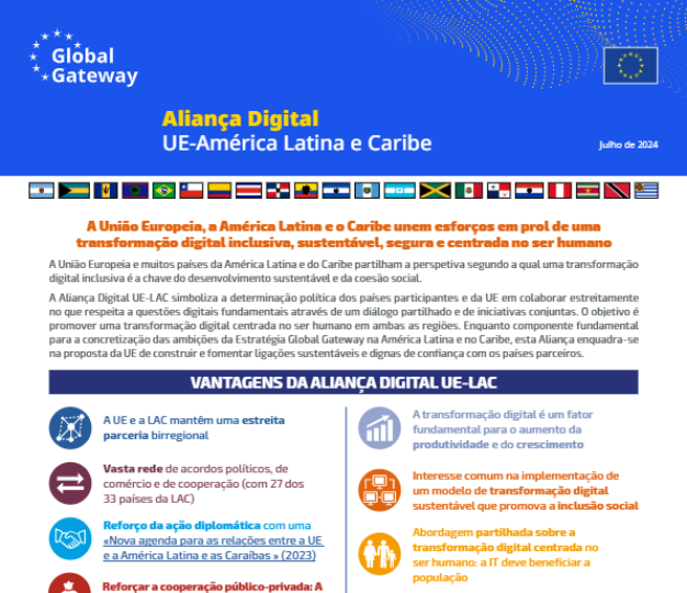EU-LAC Digital Alliance factsheet PT