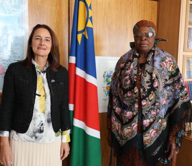 EU Amb with Nam president.