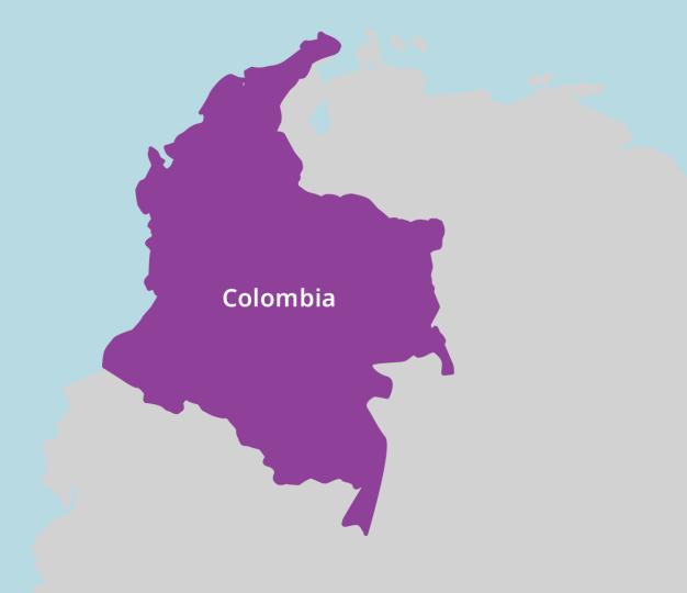 I've Got the Power campaign Colombia project map 2