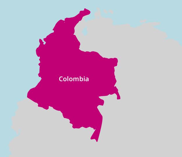 I've Got the Power campaign Colombia project map 6