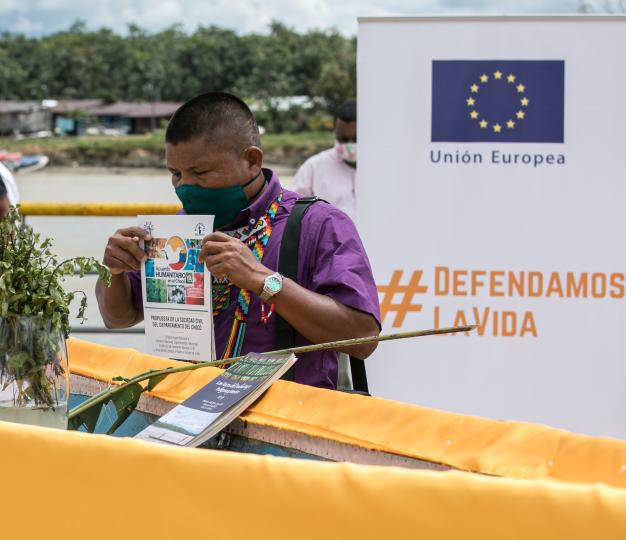 Second anniversary of the Defendamos la Vida Campaign in Quibdó, Chocó.  