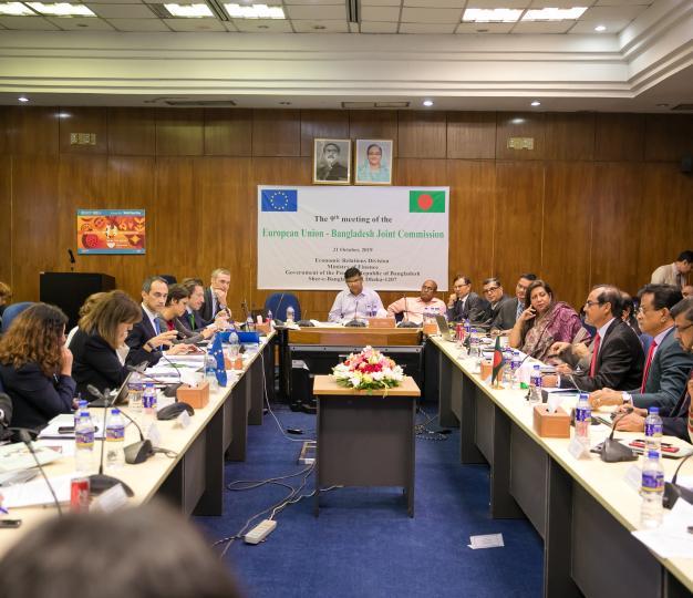 EU-Bangladesh Joint Commission meeting held in Dhaka in October 2019.